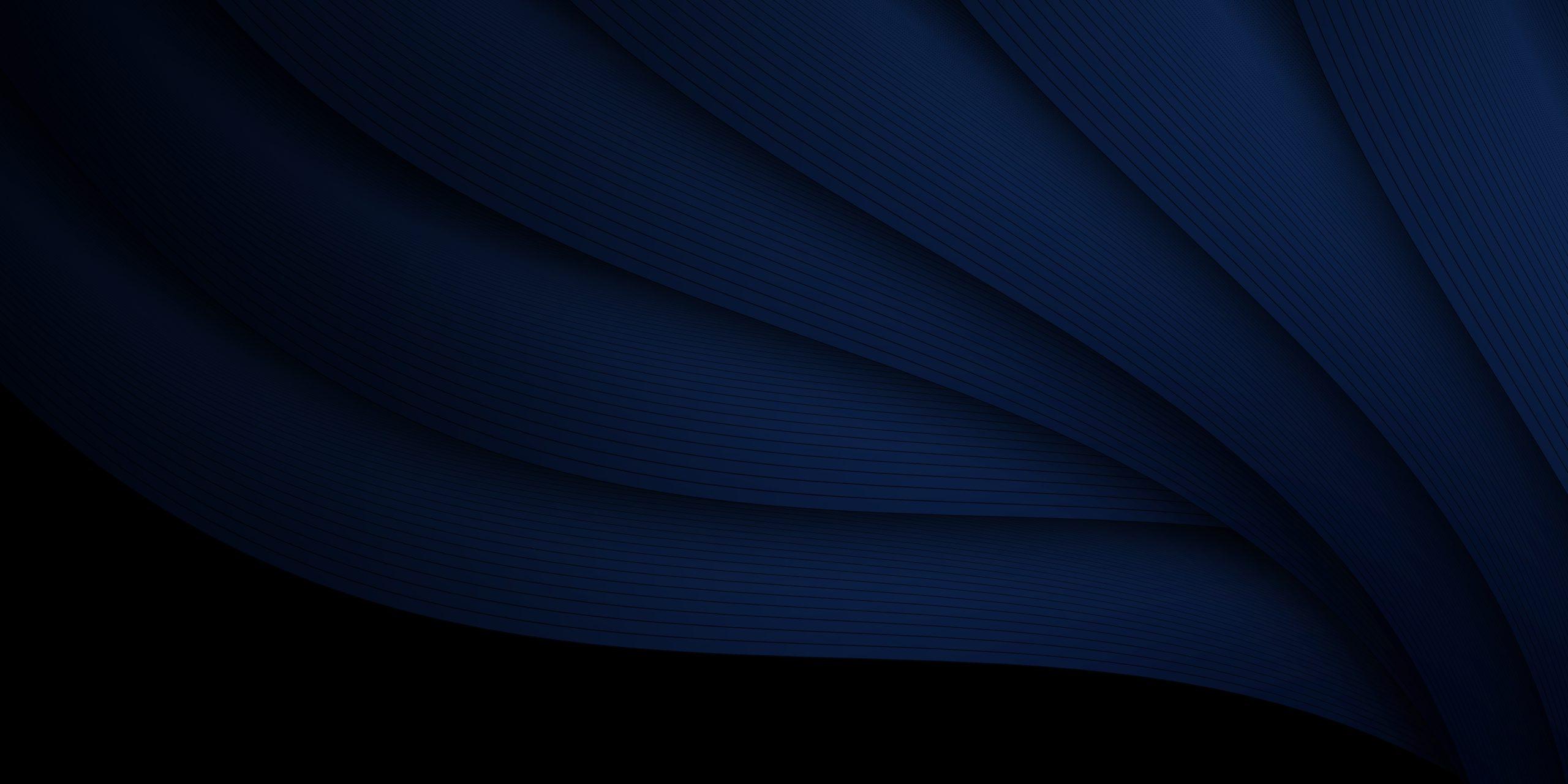 Abstract blue wave design with line on dark blue background